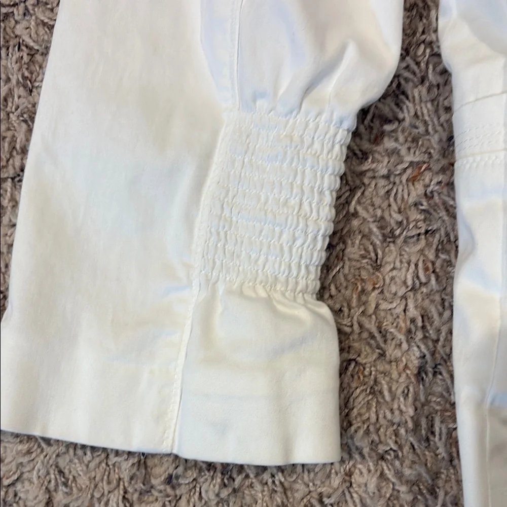 Apt. 9 White Cropped Two-Button Blazer - Picture 6 of 8